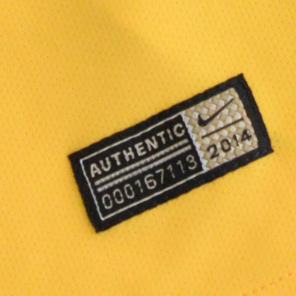 Nike Authentic Sn# 000167113 Brazil National Team 14" World Cup #11 Oscar Jersey - Picture 5 of 12
